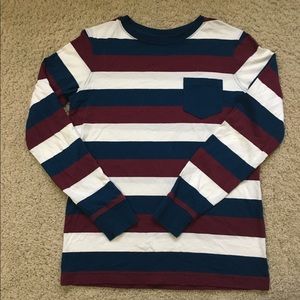 Lands End long sleeve striped shirt